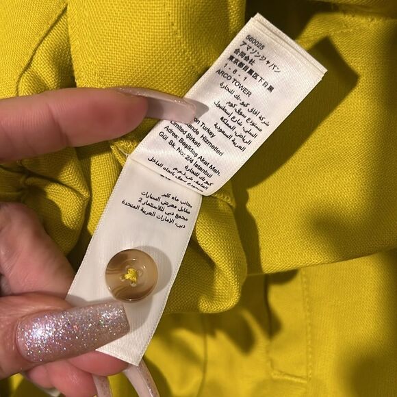 NWT Making the Cut Season 2 Episode 2 Joshua's Wide Leg Citrus Lime Pan… - Picture 8 of 12